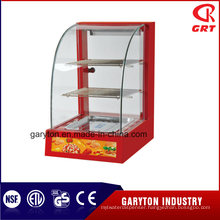 Commercial Electric Curved Food Warmer (GRT-2P-1) Display Showcase with Trays